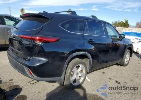 2021 Toyota Highlander L из США, поврежденный, VIN 5TDZZRAH9MS070167